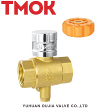 brass magnetically controlled locking ball valve